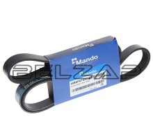 Ремень приводной поликлиновой 6PK1557 CHEVROLET Cruze (09-),Aveo (12-) кондиционера, MB6PK1557, MANDO